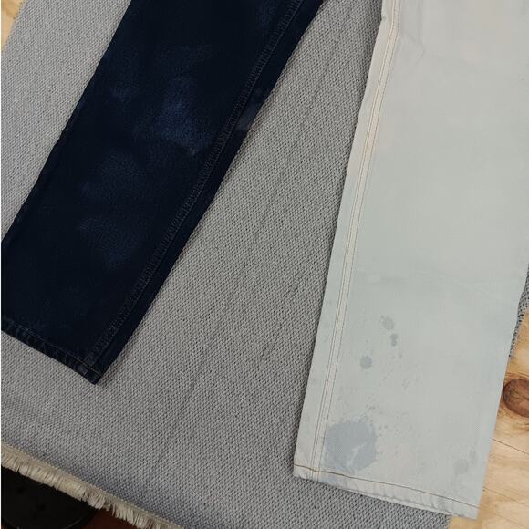 Tommy Hilfiger Vintage Ditto Tie Dyed Jean Men 31X34 Blue/White Classic Straight - Picture 5 of 16